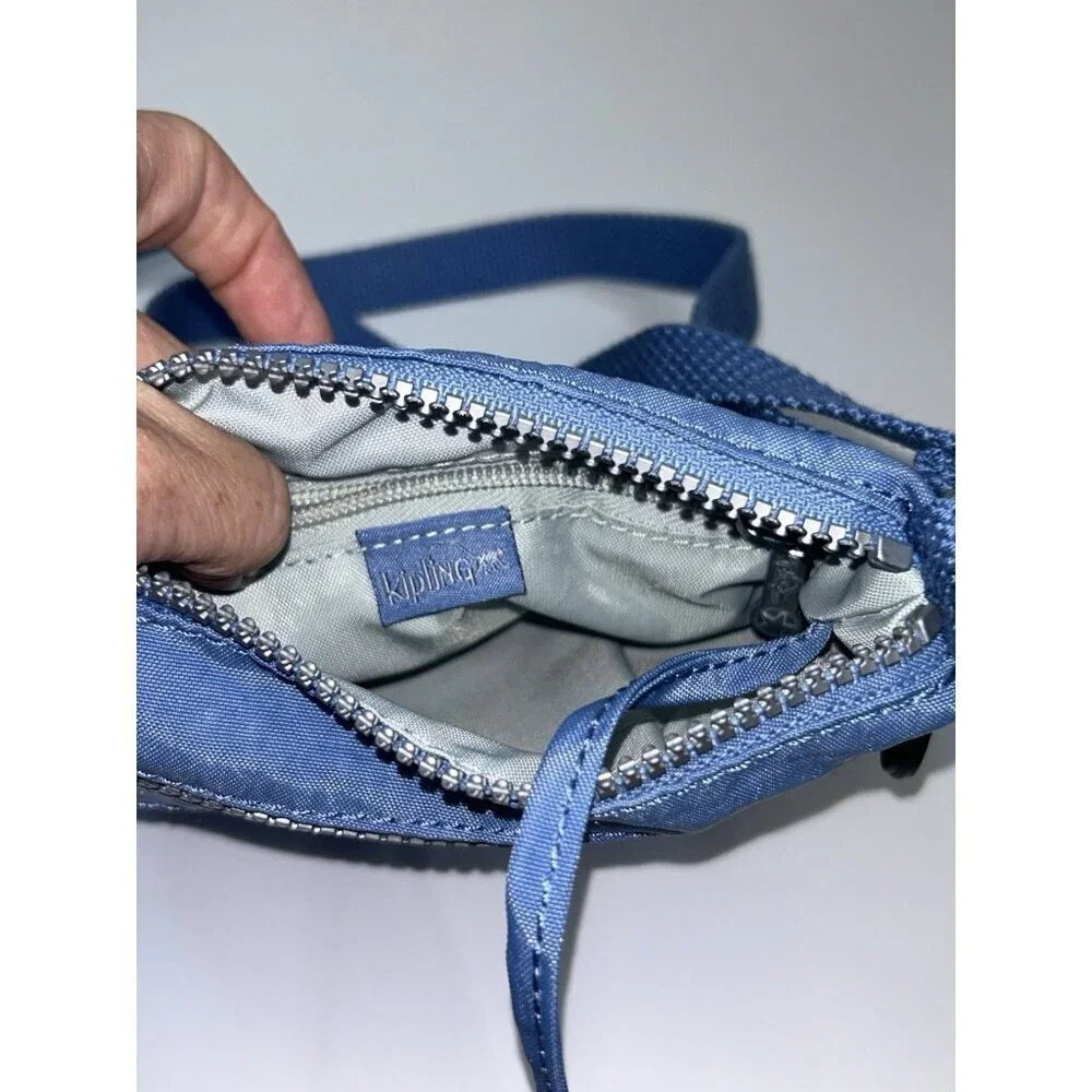 NWT Kipling Keiko Crossbody Mini Bag Purse - Blue Lover